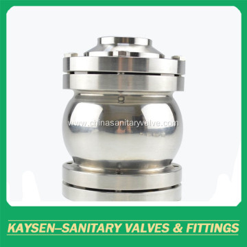 DIN Hygienic Flanged Non-Return Valves Ball Type